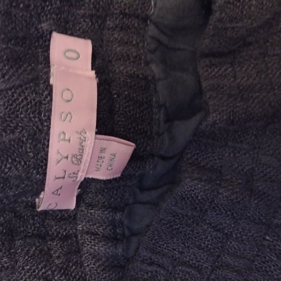 NWT Calypso St Barth 100% Linen Charcoal Maxi Skirt size Small Selma Skirt - Picture 13 of 16